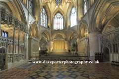Interior, of Tewkesbury Abbey Church