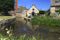 Watermill and Cottages, Lower Slaughter village