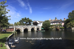 Fishing on the Royalty fishery, river Avon, Christchurch