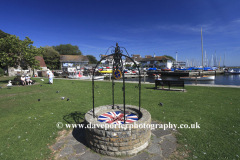 Summer view over Christchurch Harbour