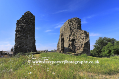 View over Christchurch Castle