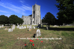 Summer view over Christchurch Priory