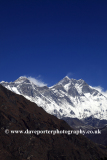 Snow capped mountains, Himalayas, Nepal