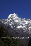 Snow, Kusum Khangkaru mountain, Himalayas, Nepal