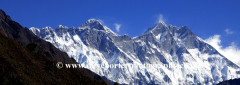 Snow capped, Mount Everest, Himalayas, Nepal