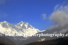 Snow, Ama Dablam Mountain, Himalayas, Nepal