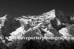 Snow, Konge mountain, Himalayas, Nepal