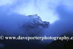 Snow, Konge mountain, Himalayas, Nepal