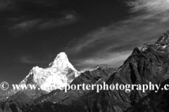 Snow, Ama Dablam Mountain, Himalayas, Nepal