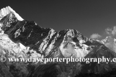 Snow, Thamsherku Mountain, Himalayas, Nepal