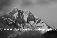 Sunset over Lhotse mountain, Himalayas, Nepal