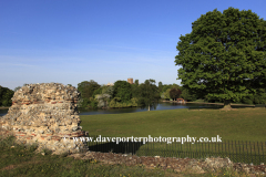 Roman ruins at Verulamium Park, St Albans City