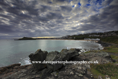 Rocks on Clodgy Point, Porthmeor beach, St Ives