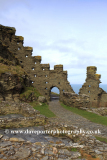 Ruins of Tintagel Castle, Tintagel town