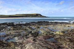 Rugged shoreline, Padstow Bay, Padstow