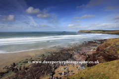 Rugged shoreline, Padstow Bay, Padstow