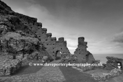 Ruins of Tintagel Castle, Tintagel town