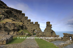 Ruins of Tintagel Castle, Tintagel town