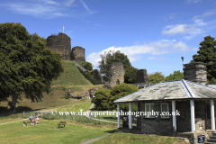 Summer, Launceston Castle, Launceston town