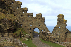Ruins of Tintagel Castle, Tintagel town
