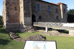 Summer, Colchester castle, Colchester town