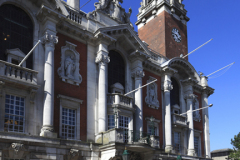 The Victorian town hall, high street, Colchester town