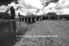 the river Great Ouse bridge, Great Barford village