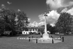 The Memorial cross, Ickwell village Green