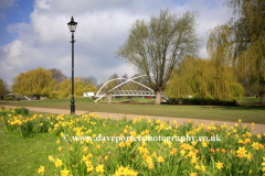 The Butterfly Bridge, River Great Ouse, Bedford town