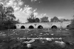 Stone bridge, river Great Ouse , Bromham village
