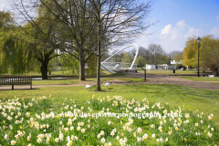 The Butterfly Bridge, River Great Ouse, Bedford town