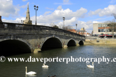 The river bridge, River Great Ouse, Bedford town