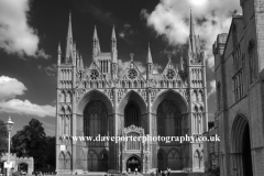 The West Front of Peterborough City Cathedral