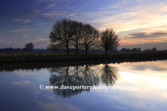 Dawn, river Nene, Ferry Meadows, Peterborough