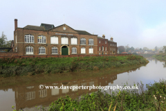 Elgoods Ales brewery, river Nene, Wisbech town