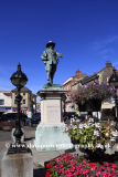 The Oliver Cromwell Statue, market square, St Ives