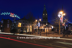 Christmas tree lights, Market Place, March town
