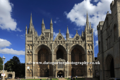 The West Front of Peterborough City Cathedral