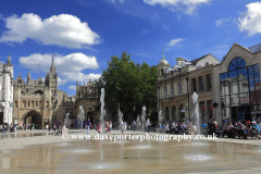 The Water Fountains, cathedral square, Peterborough