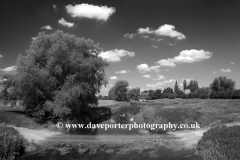 The river Nene Valley near Castor village