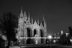 Dusk light, Peterborough Cathedral