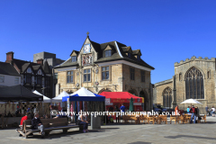 Continental market, Cathedral Square, Peterborough