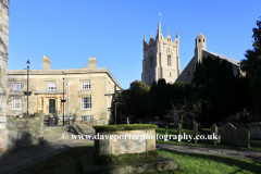 The Wisbech Museum and St Peters church