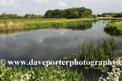 Summer, river Nene Valley near Castor village