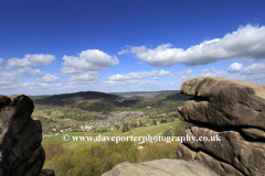 View to the village of Cromford from the Black Rocks