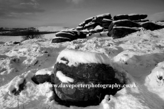 Winter Gritstones, Lawrence Field, Nr Grindleford