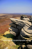 View to Howden Moor from Back Tor Gritstone Edge