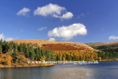 Autumn view over Derwent Reservoir