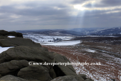 Wintertime on Stanage Edge