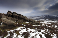 Wintertime on the Hurkling Stones, Derwent Moors